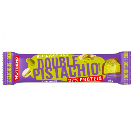 DELICIOUS proteīna batoniņš, dubultā pistācija, 50 g
