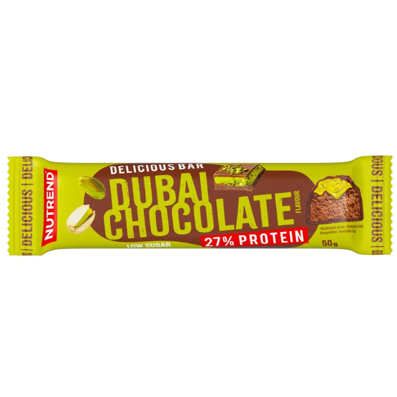 DELICIOUS proteīna batoniņš, Dubaijas šokolāde, 50 g