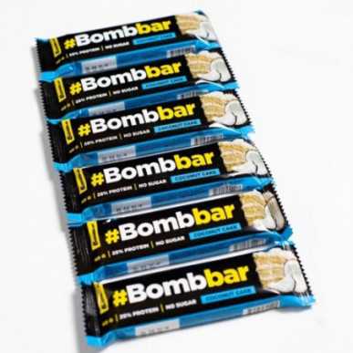 Bombbar olbaltumvielu bārs "kokosriekstu kūka", 40 g – madala kalorsusega toode firmalt Bombbar, osta SportFit-ist