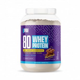 80 WHEY PROTEIN, šokoladas, 2000 g