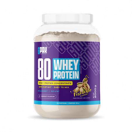 80 WHEY PROTEIN, pistaasi, 2000 g