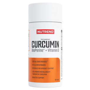 Kurkums + Bioperine + vitamīns D, 60 kapsulas