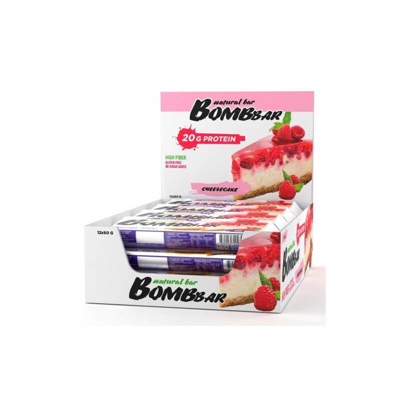 Bombbar baltymų juosta „Raspberry Cheesecake“, 60 g