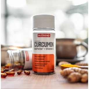 Kurkums + Bioperine + vitamīns D, 60 kapsulas