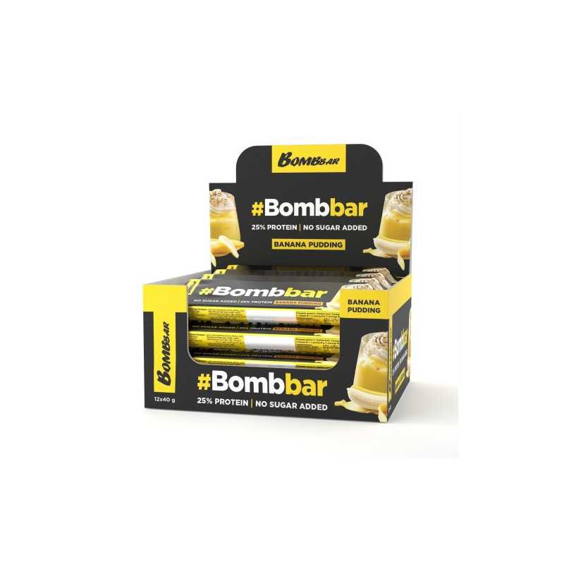 Bombbar Protein Bar Chocolate Banaani -vanukas, 40 g