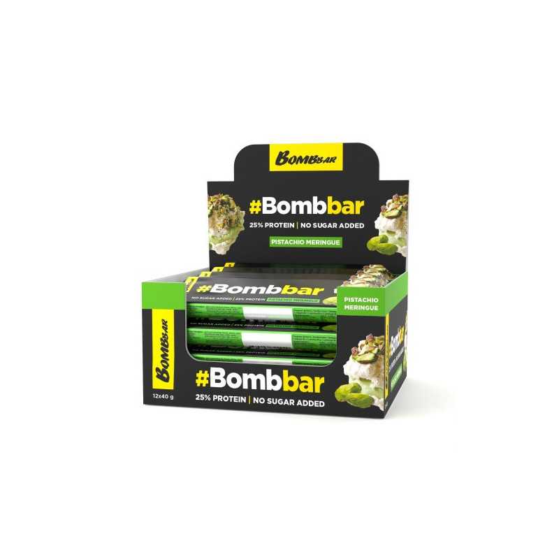 Bombbar -proteiinibaari suklaapistaasipähkinä, 40 g.