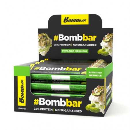 Bombbar -proteiinibaari suklaapistaasipähkinä, 40 g.