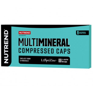 MULTIMINERAL COMPRESSED CAPS, 60 kapsulas