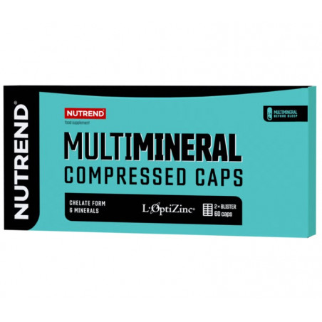 MULTIMINERAL COMPRESSED CAPS, 60 kapsulas