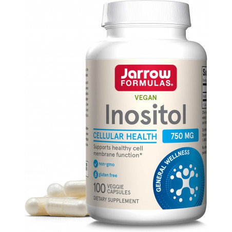 Inozitols 750 mg, 100 vegānu kapsulas