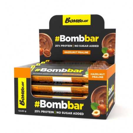 Bombbar Protein Bar -suklaapähkinä praline, 40 g