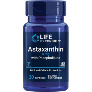 Astaksantīns ar fosfolipīdiem – 4 mg, 30 mīkstās kapsulas