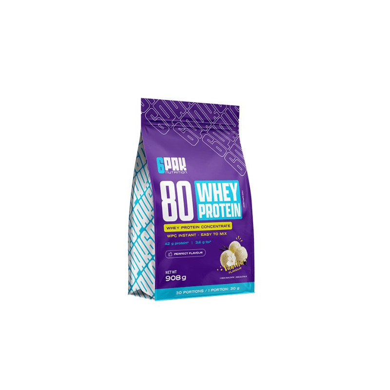 80 WHEY proteīns, vaniļa, 908 g