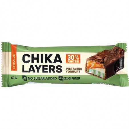 Chikalab Protein Bar Chika -kerrokset "pistaasijogurtti", 60 g