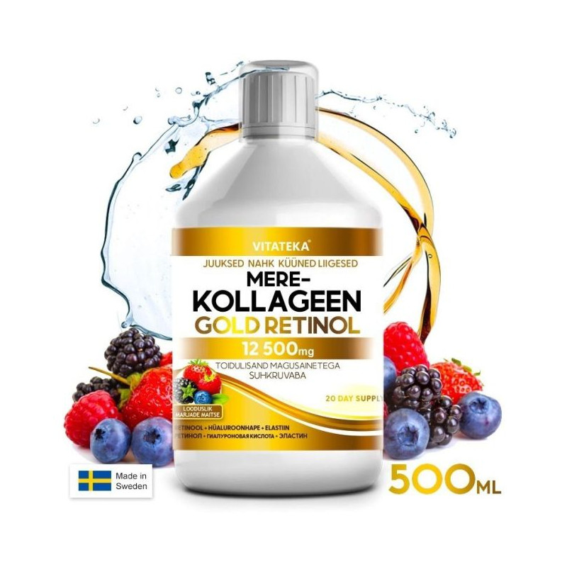 Merikollageeni retinolilla 12 500 mg, 500 ml