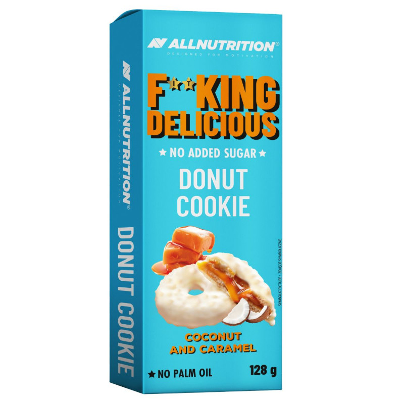 F**KING DELICIOUS пончик-печенье - кокосовая карамель, 128 г