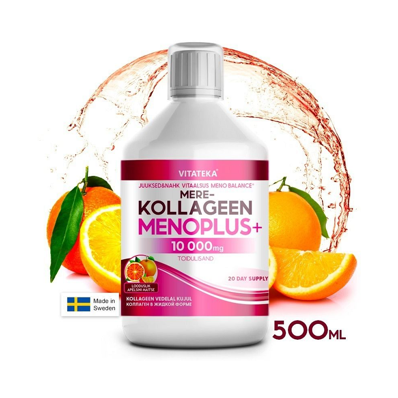 Jūras kolagēns Menoplus+ 10000 mg 500 ml