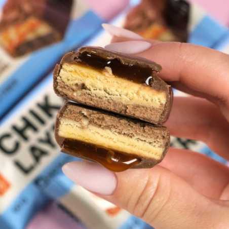 „Chikalab“ baltymų baro chikos sluoksniai „graikinis riešutas su karamele“, 60 g