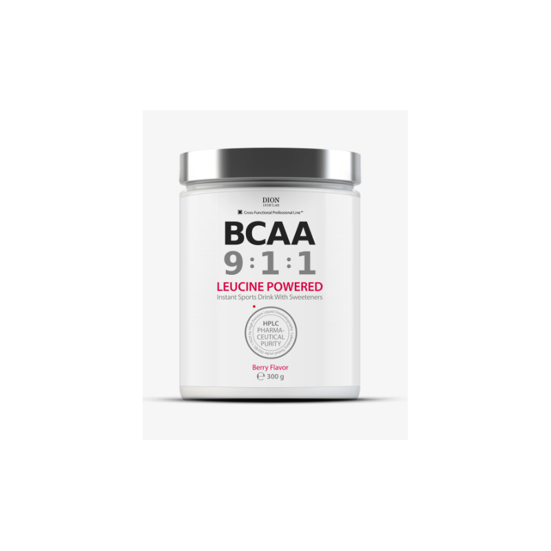 "DION Sportlab" BCAA 9:1:1, ягодный вкус - 300 г
