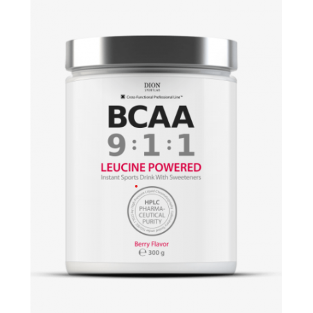 "DION Sportlab" BCAA 9:1:1, ягодный вкус - 300 г
