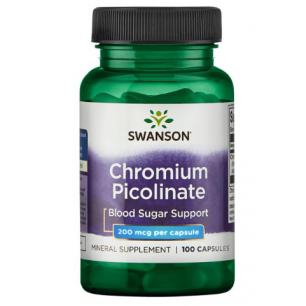 Hroma pikolināts, 200 mcg - 100 kapsulas