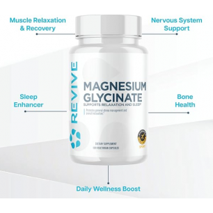 Magnija glicināts - 120 vegāniskās kapsulas