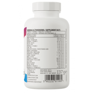100% vitamīni un minerālvielas - 90 tabletes
