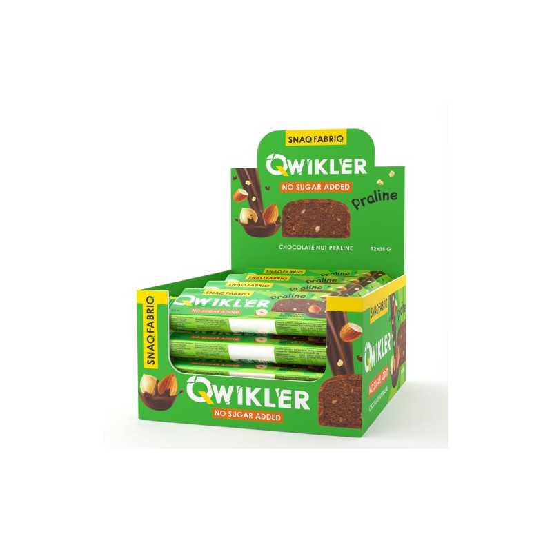 „SNAQ Fabriq Qwikler“ be cukraus šokolado baras „Chocolate-Nutrininee“, 35 g