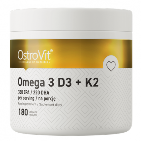 Omega 3 D3+K2 - 180 капсул