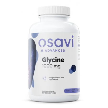 Glicinas, 1000 mg - 120 veganiškų kapsulių