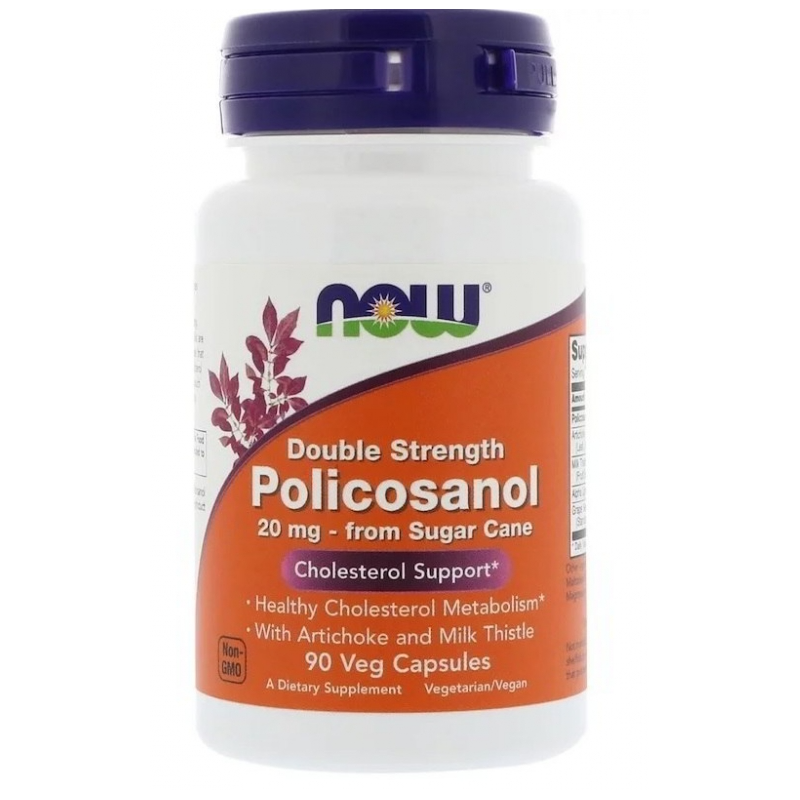 Policosanol, 20 мг - 90 веганских капсул