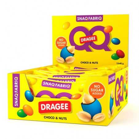 SNAQ fabriq drageee ar zemesriekstu un piena šokolādi, 40 g
