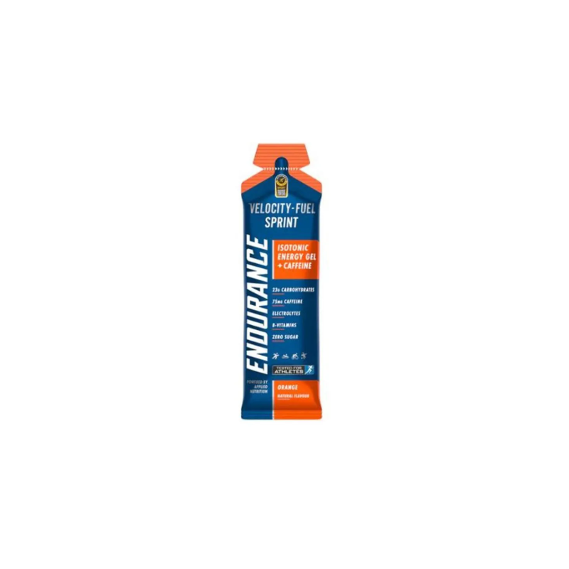 Endurance Sprint izotoniskais enerģijas gels + kofeīns, apelsīns - 60g