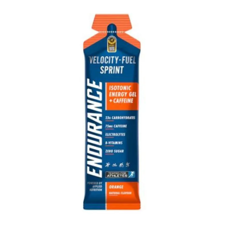 Endurance Sprint izotoniskais enerģijas gels + kofeīns, apelsīns - 60g