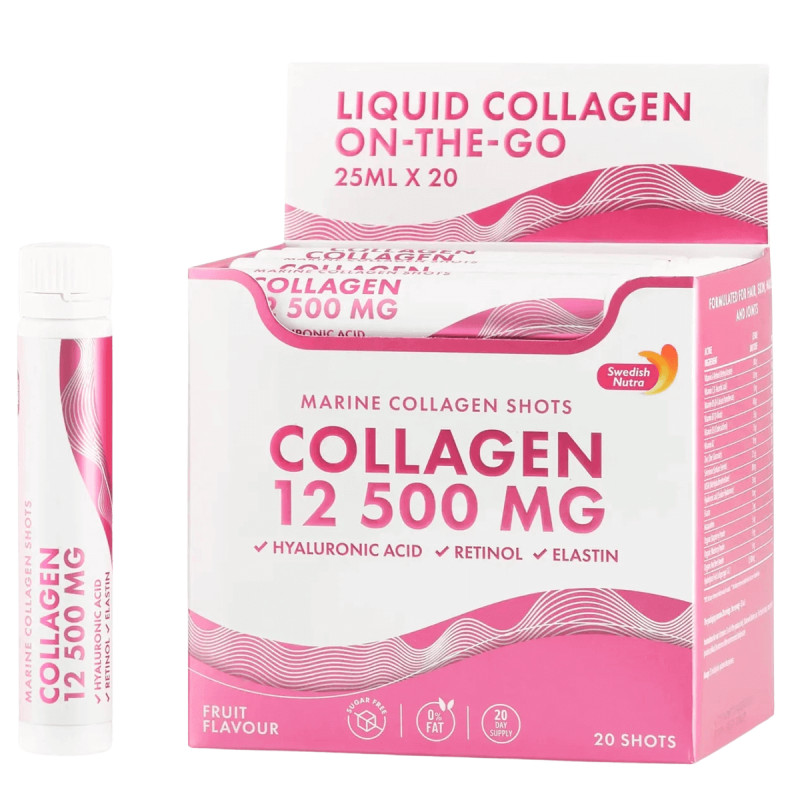 Merekollageen, 12500 mg, shot – 25 ml, karp 20 tk