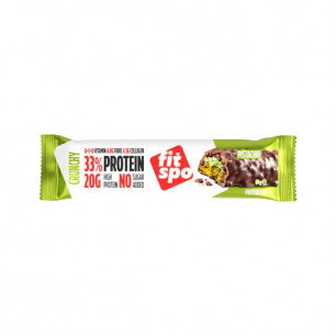 Protein bar FitSpo Crunchy 20g(33%) protein Pistachio 60g
