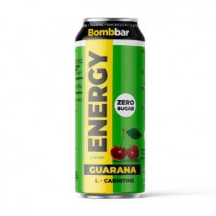 Bombbar enerģijas dzēriens ar L-karnitīnu un Guarana "Cherry", 500 ml
