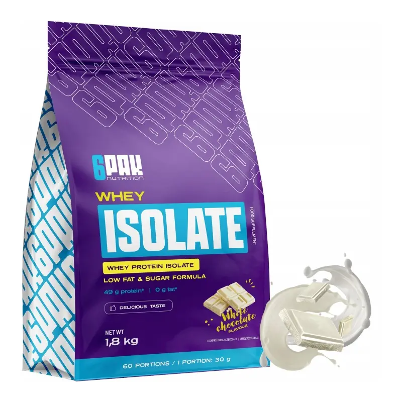WHEY Isolate, белый шоколад, 1800 г