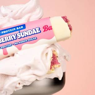 Мягкий протеиновый батончик, Strawberry Sundae - 55 г