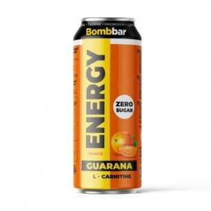 Bombbar enerģijas dzēriens ar L-karnitīnu un Guarana "Orange", 500 ml