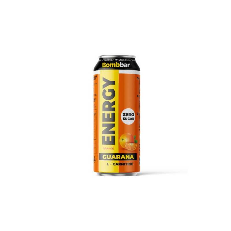 Bombbar enerģijas dzēriens ar L-karnitīnu un Guarana "Orange", 500 ml