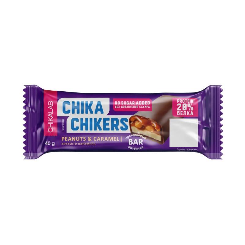 Glasuuritud batoon "Maapähkel ja karamell" - 40 g
