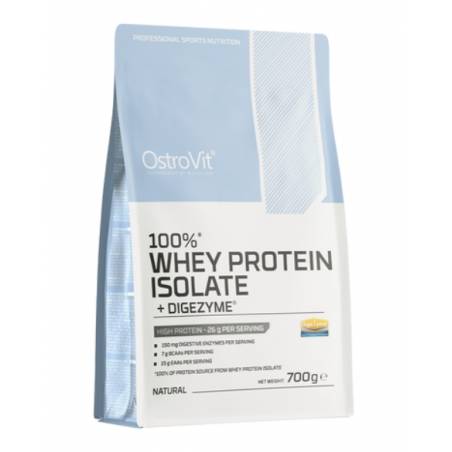 100% sūkalu proteīna izolāts + DigeZyme, neitrāls - 700 g