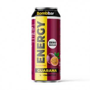 Bombbar-energiajuoma L-karnitiinilla ja Guarana "Marakuja", 500 ml