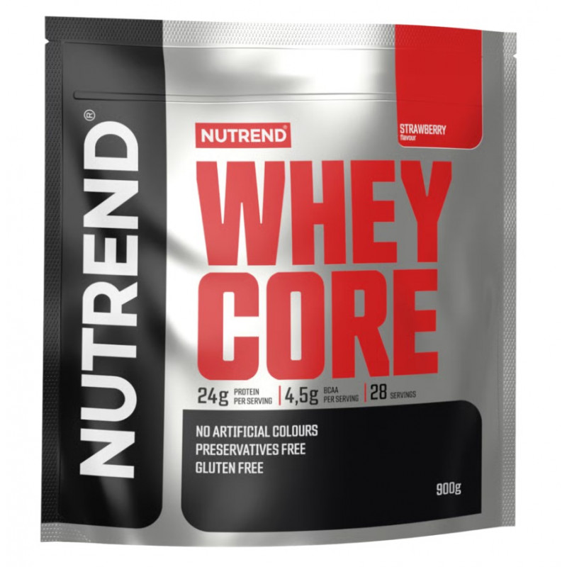 WHEY CORE proteiin, maasikas, 900 g (kahjustatud pakend)