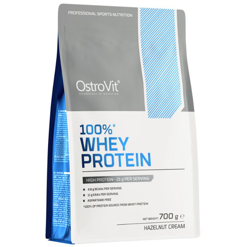 100% Whey Protein, ореховый крем - 700 г (повреждённая упаковка)