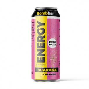 Bombbar enerģijas dzēriens ar L-karnitīnu un Guarana "šampanieša garša", 500 ml