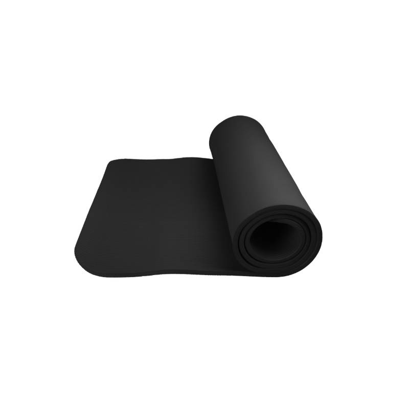 Тренировочный коврик Fitness Yoga Mat Plus, чёрный