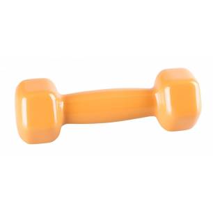 Vinila hantele 1 kg - oranža