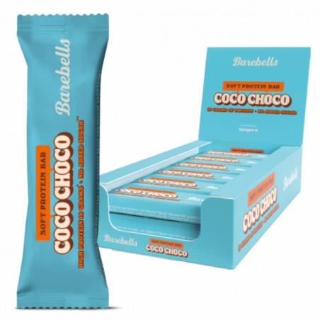 Pehmeä proteiinipatukka, Coco-Choco - 55 g, 12 kpl pakkaus.